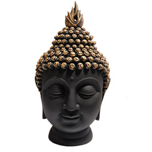 Buddha Head Figurine