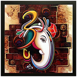 Ganesha' Framed Painting  to Vizag