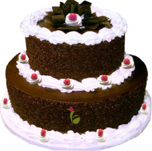 2 Tier Chocolate Cake 