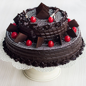 2 Tier Chocolate Truffle Cake 3kg  to Kakinada