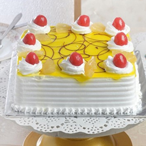 Square Pineapple Cake  2 Kg to Kakinada