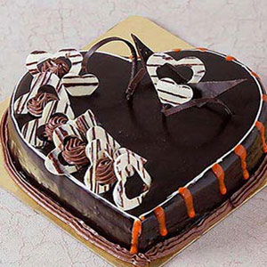 Chocolate Truffle Heart 2kg to Kakinada