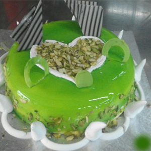 Eggless pista Cake to Kakinada