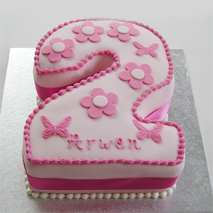 2 Number Cake - Vanilla