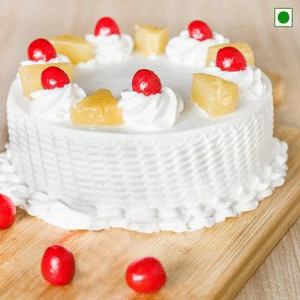 Eggless Pineapple cake