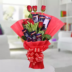 Chocolate Rose Bouquet to Kakinada