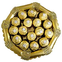 16 pcs Ferrero Rocher Tray to Vizag