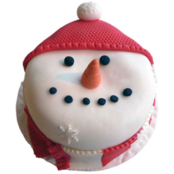 Happy Snowman Cake to Vizag