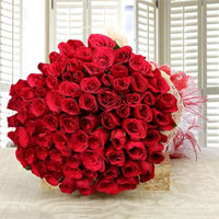 100 Red roses 