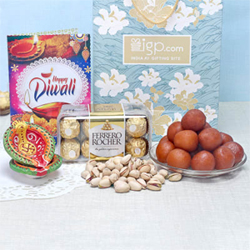 Diwali Diyas with Ferrero Rocher