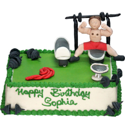 Green Gym Cake 3kg  to Vizag