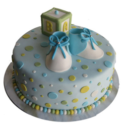 Baby Shoe Cake 2kg to Vizag