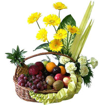 Mixed Fruits and Carnations to Kakinada
