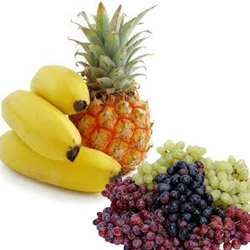 pineapple with Grapes