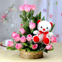 Roses&teddy to Kakinada