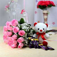 Roses&teddy to Vizag