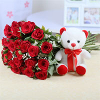 Roses&teddy to Kakinada