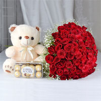 Roses&teddy to Kakinada