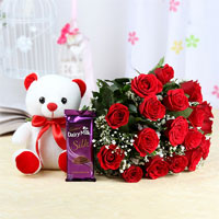 Roses&teddy to Vizag