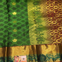 Green colour Saree to Kakinada