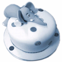 Mr.Horton Cream Fondant Cake 2kg to Kakinada