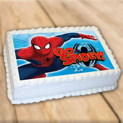 Spiderman photo cake to Kakinada
