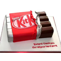 Kit Kat Shaped Cake 2kg to Vizag