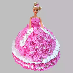 Barbie Doll cake to Vizag