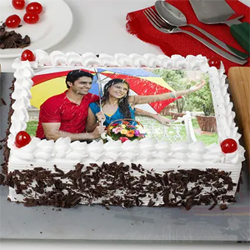 Personalized Photo Cake 1.5kg to Kakinada