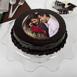 1kg Chocolate Photo Cake to Vizag