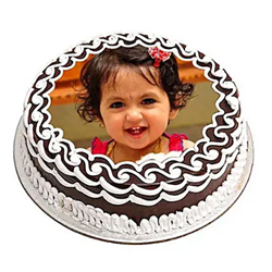 1kg Chocolate Photo Cake to Vizag