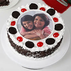 1kg Black Forest Photo Cake  to Rajahmundry