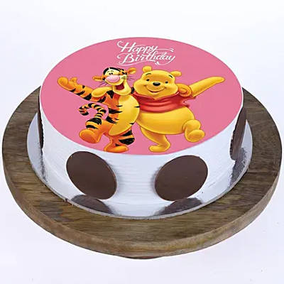 1kg Mickey & Minnie photo cake  to Kakinada