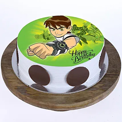 1kg Ben 10 Photo Cake  to Kakinada