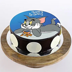 1kg Tom & Jerry  Photo Cake to Vizag