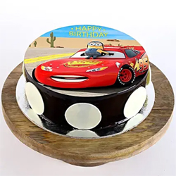 1kg McQueen Photo Cake to Vizag