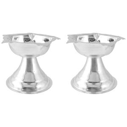 Silver Diyas