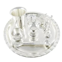 Silver Pooja & Thali Set