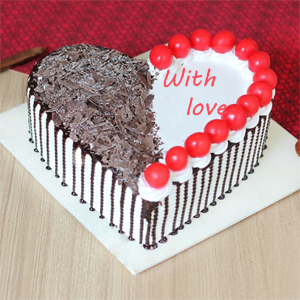 Black forest  Heart 1kg to Kakinada