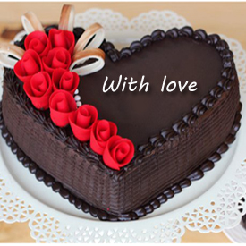 Chocolate  Heart 1kg to Kakinada