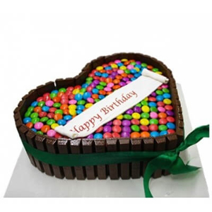 chocolate Gems Cake 1.5kg   to Kakinada