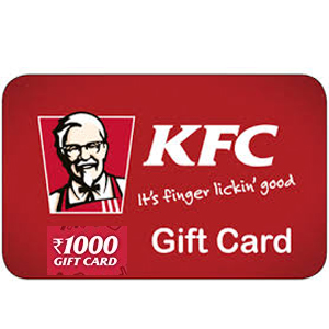 KFC Gift Card 1000/-