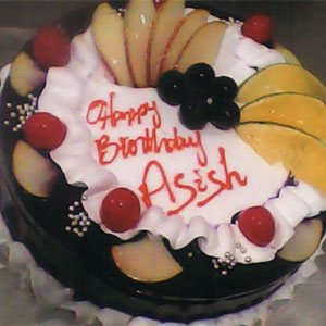 Premium Black forest with fruits to Kakinada