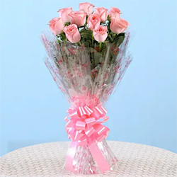 Pink roses  to Vizag