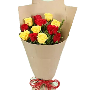 Red & Yellow Roses 