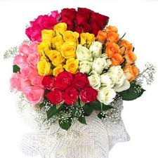 100 Mix roses bouquet 