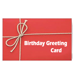 Birthday card  regular to Kakinada