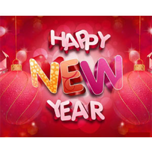 New year Greeting card