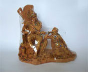 wooden colour Radha Krishna