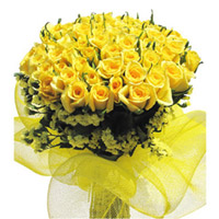 100 Yellow roses to kakinada